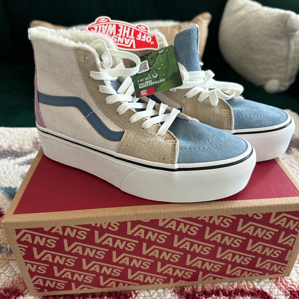 Sk8-Hi Tapered Platform Multi Suede